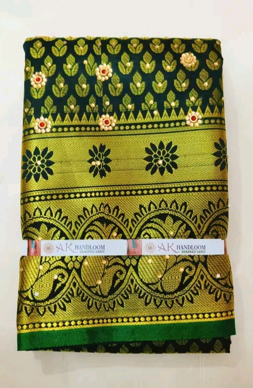 Green Banarshi Silk Saree 
