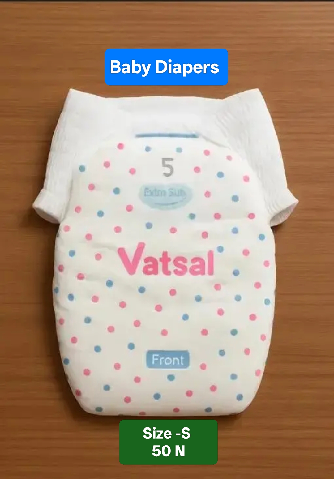 Baby Diapers Size-S 50N
