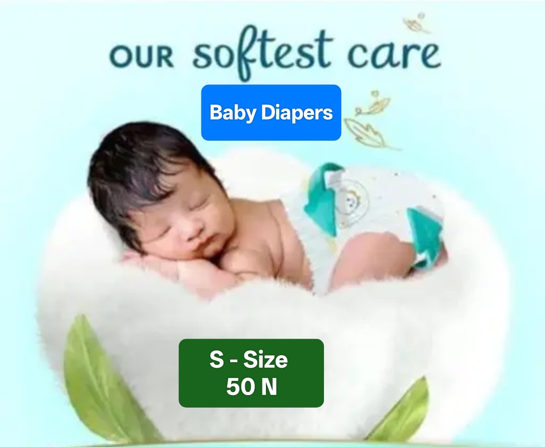 Baby Diapers Soft Size-S 50N