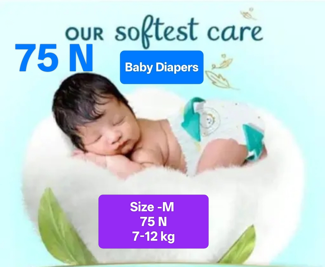 Baby Diapers 75N Size-M